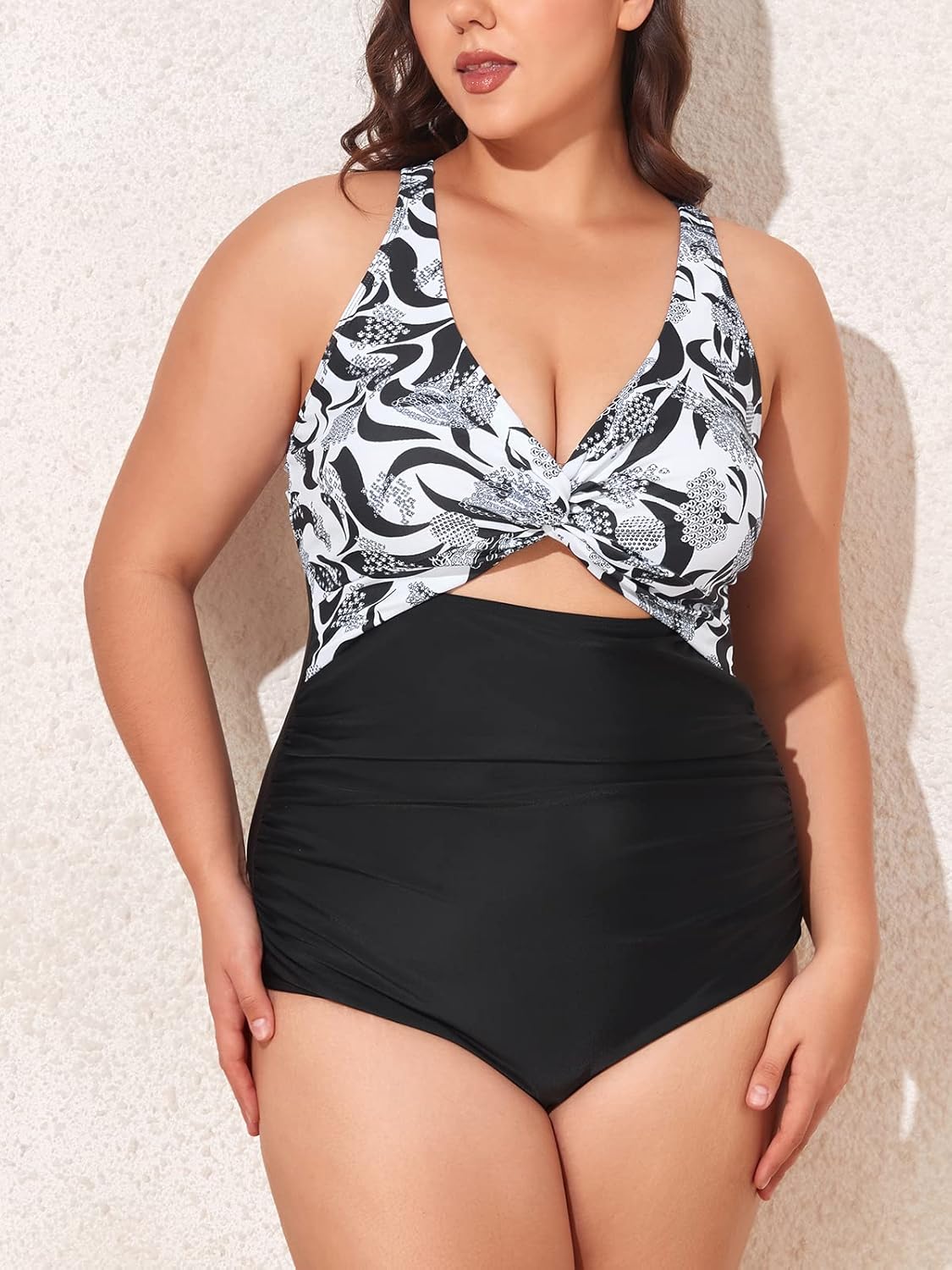 Bikini Summer Mae enterizo panza abierta plus size